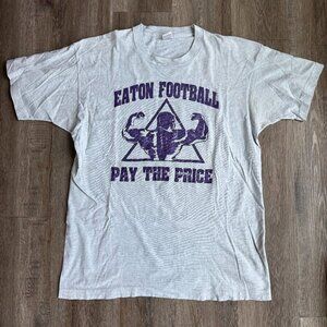 Vintage Eaton High School Football T Shirt Pay the Price XL